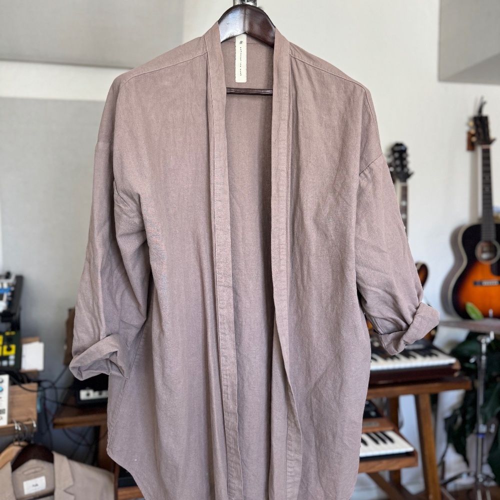Prospective Flow Haori shirt in thistle color